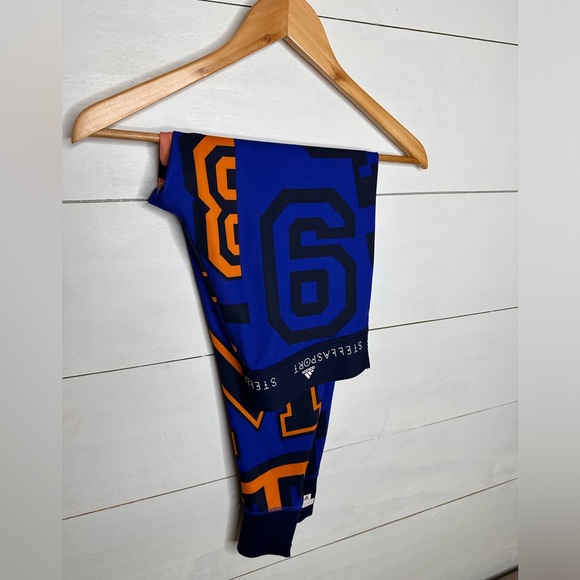 adidas x STELLASPORT Stella McCartney ClimaLite Leggings Graphic Print - Large - Picture 7 of 9